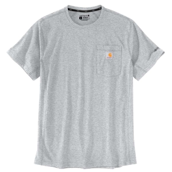 CARHARTT Men's 104616 Force Relaxed Fit Midweight Short-Sleeve Pocket Tee, Extended Sizes