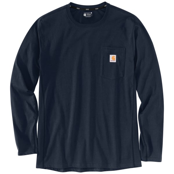 CARHARTT Men's 104617 Force Relaxed Fit Midweight Long-Sleeve Pocket Tee, Extended Sizes