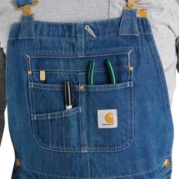 CARHARTT Men's 104672 Loose Fit Denim Bib Overalls