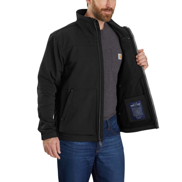 CARHARTT Men's 105342 Super Dux Relaxed Fit Lightweight Mock-Neck Jacket, Extended Sizes