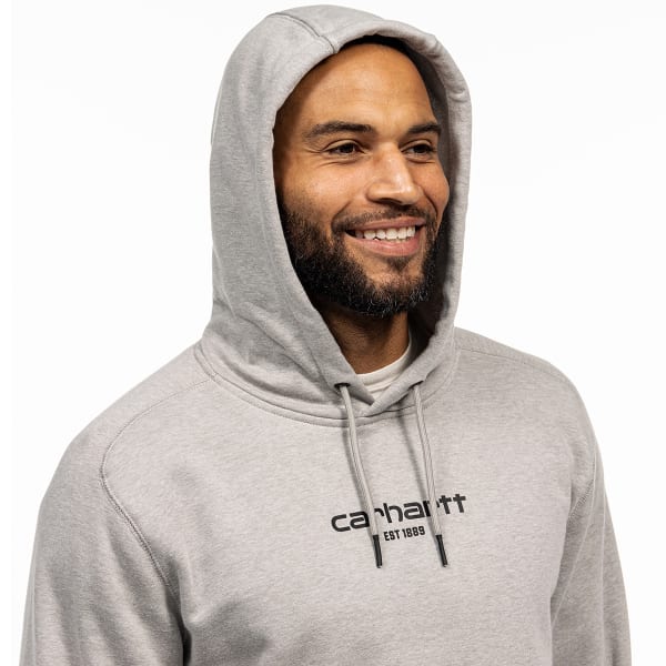 CARHARTT Men's 105569 Force Relaxed Fit Lightweight Logo Graphic Sweatshirt, Extended Sizes