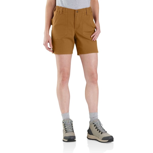 CARHARTT Women's 105730 Rugged Flex Relaxed Fit Canvas Work Shorts