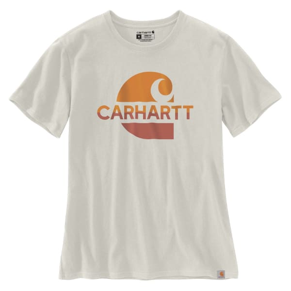 CARHARTT Women's 105738 Loose Fit Heavyweight Short-Sleeve Faded C Graphic Tee