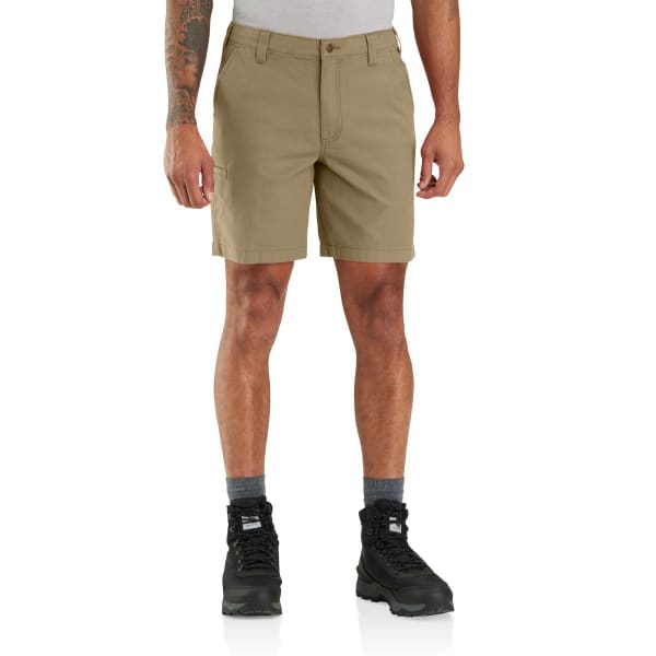 CARHARTT Men's 105841 Rugged Flex Relaxed Fit 8in Canvas Work Shorts, Extended Sizes