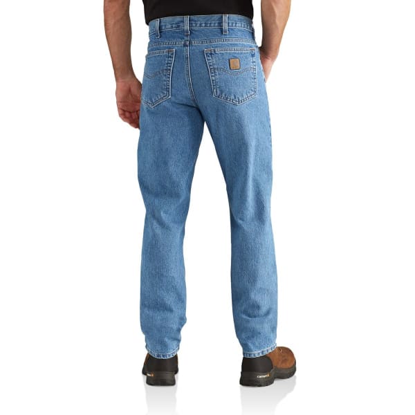 CARHARTT Men's B18 Straight Fit Heavyweight 5-Pocket Tapered Jeans ...