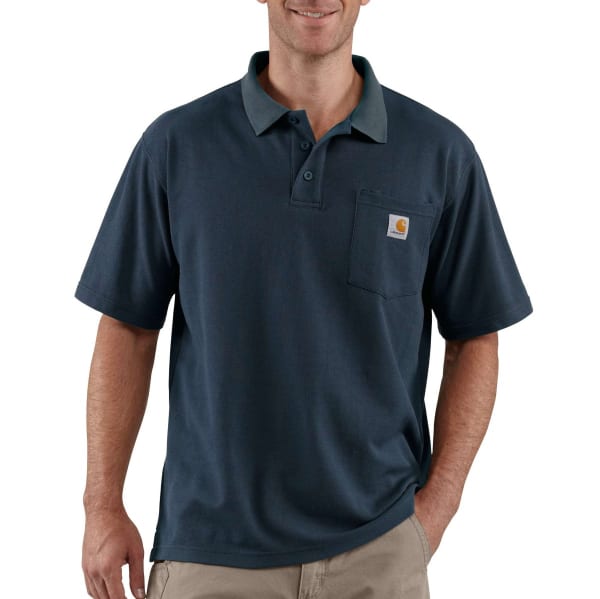 CARHARTT Men's K570 Loose Fit Midweight Short-Sleeve Pocket Polo, Extended Sizes