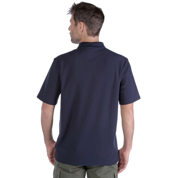 CARHARTT Men's K570 Loose Fit Midweight Short-Sleeve Pocket Polo, Extended Sizes