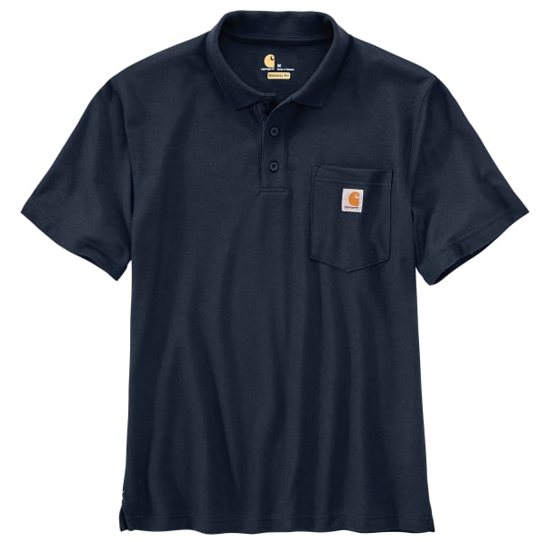 CARHARTT Men's K570 Loose Fit Midweight Short-Sleeve Pocket Polo, Extended Sizes