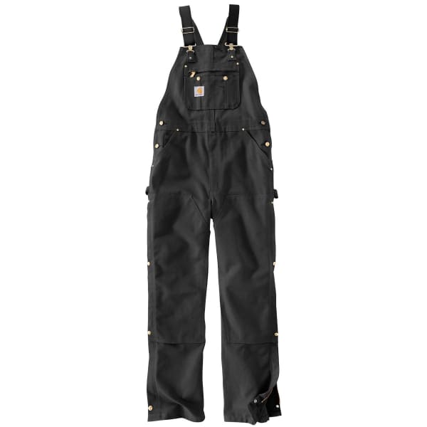 CARHARTT Men's R37 Loose Fit Firm Duck Bib Overalls, Extended Sizes