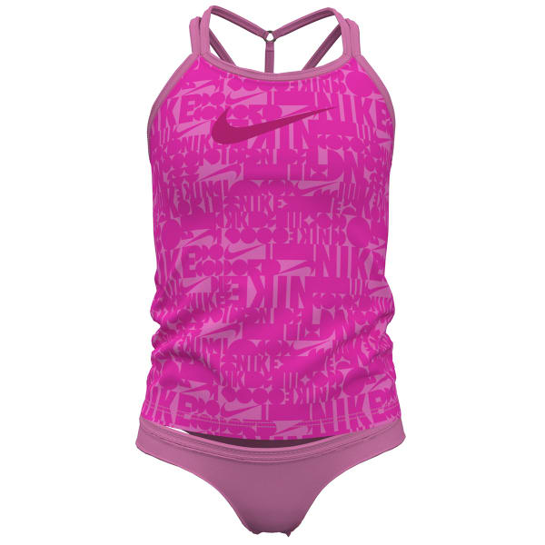 NIKE Girls' Essential T-Crossback Tankini Set