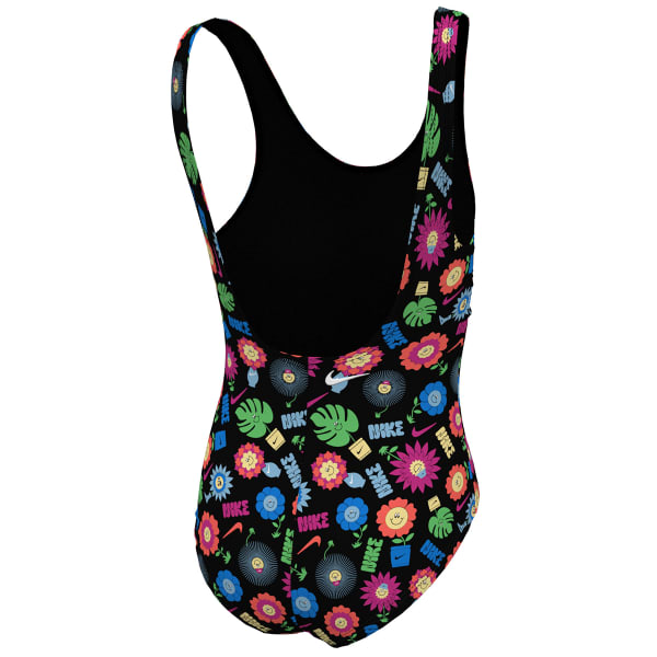 NIKE Girls' Garden Party U-Back 1-Piece Swimsuit