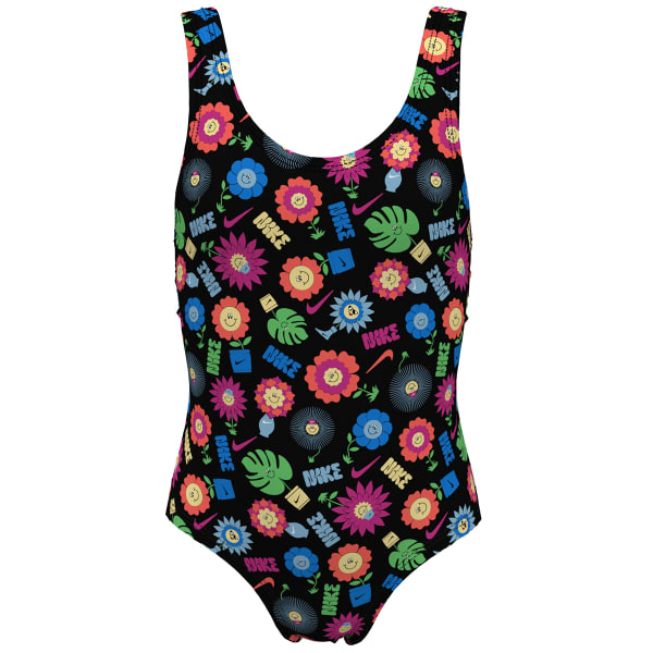 NIKE Girls' Garden Party U-Back 1-Piece Swimsuit