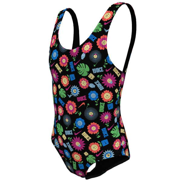 NIKE Girls' Garden Party U-Back 1-Piece Swimsuit