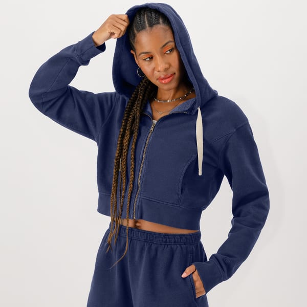 CHAMPION Women's Vintage Wash Full-Zip Hoodie