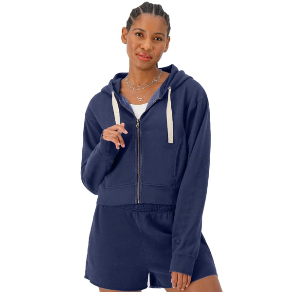 CHAMPION Women's Vintage Wash Full-Zip Hoodie