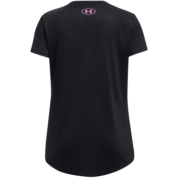 UNDER ARMOUR Girls' UA Tech Big Logo Short-Sleeve Tee