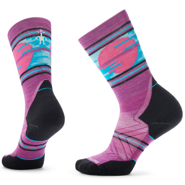 SMARTWOOL Women's Trail Run Targeted Cushion Sunset Trail Crew Socks