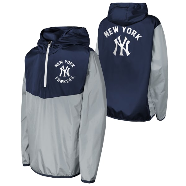 NEW YORK YANKEES Boys' Outerstuff Stadium Crew 1/2-Zip Hoodie