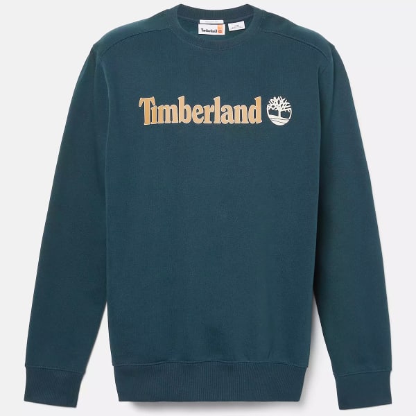 TIMBERLAND Men's Linear Logo Crew Neck Sweatshirt