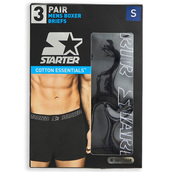 STARTER Men's Stretch Boxer Briefs - 3 Pack