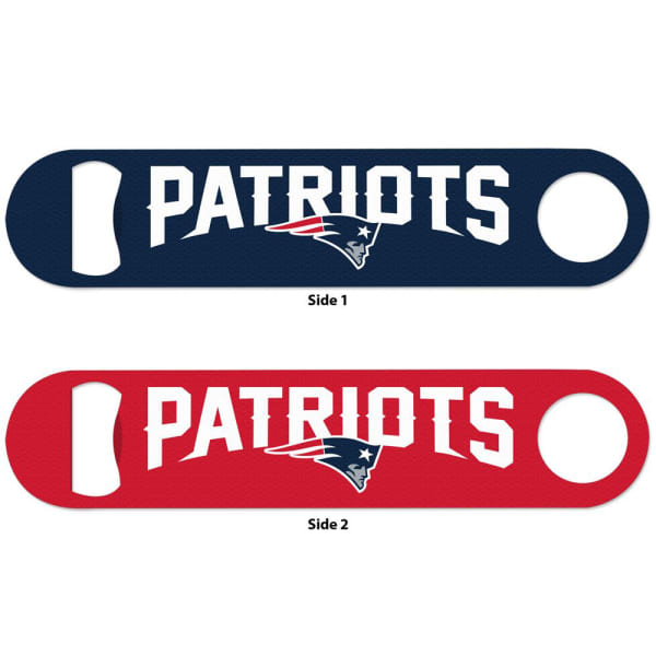 NEW ENGLAND PATRIOTS 2-Sided Metal Bottle Opener