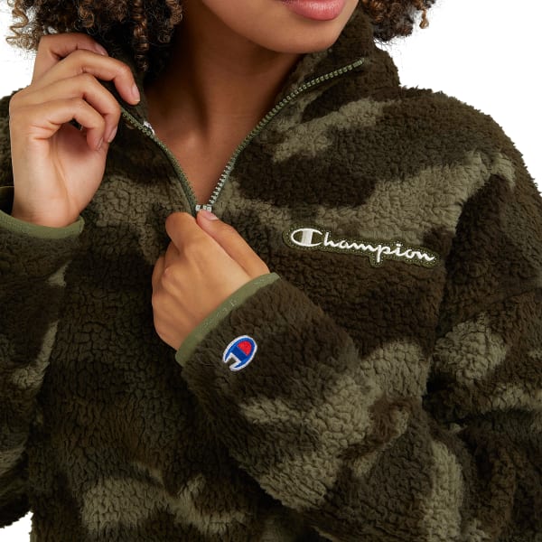 CHAMPION Women's Cozy High Pile Quarter Zip Pullover