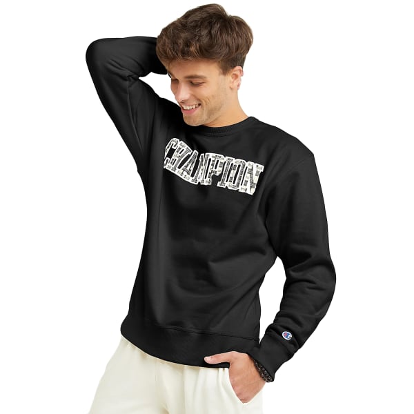 CHAMPION Men's Powerblend Graphic Crew