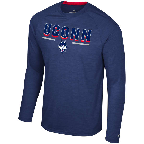 UCONN Men's Colosseum Langmore Long-Sleeve Raglan Tee