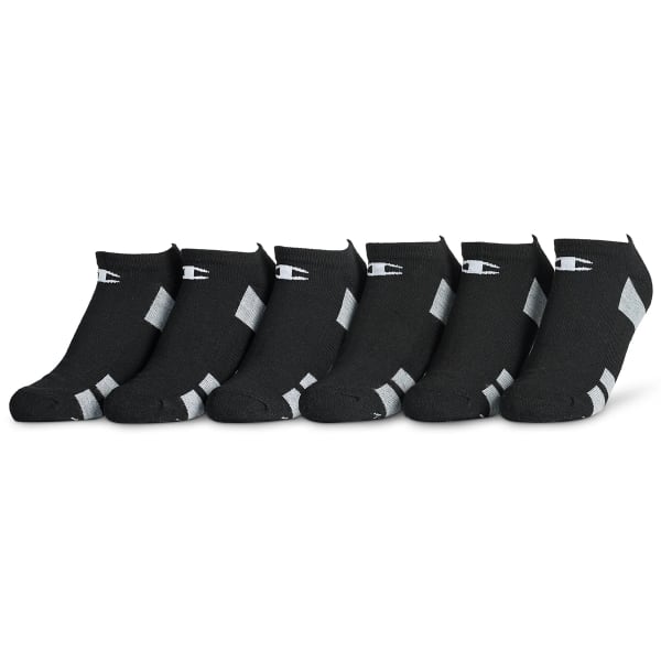 CHAMPION Women's Performance No-Show Socks, 6 Pack