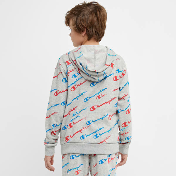 CHAMPION Boys' All-Over-Print Pullover Hoodie