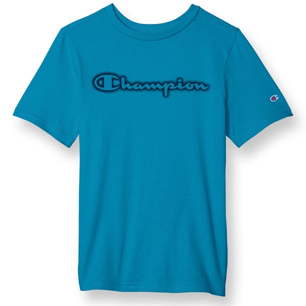 CHAMPION Boys' Short-Sleeve Logo Tee