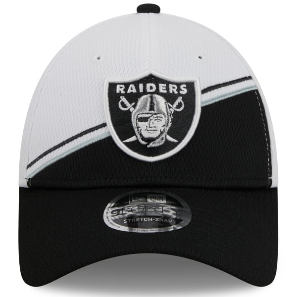 LAS VEGAS RAIDERS Men's New Era 9FORTY 2023 Stretch Snap Sideline Hat