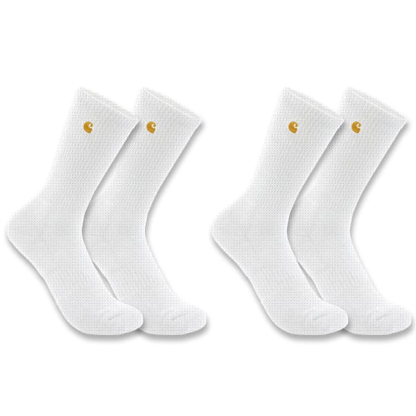 CARHARTT Men's Force Midweight Crew Socks, 2 Pairs