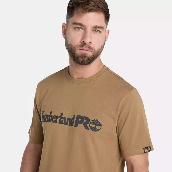 TIMBERLAND PRO Men's Core Linear Logo Short-Sleeve Tee