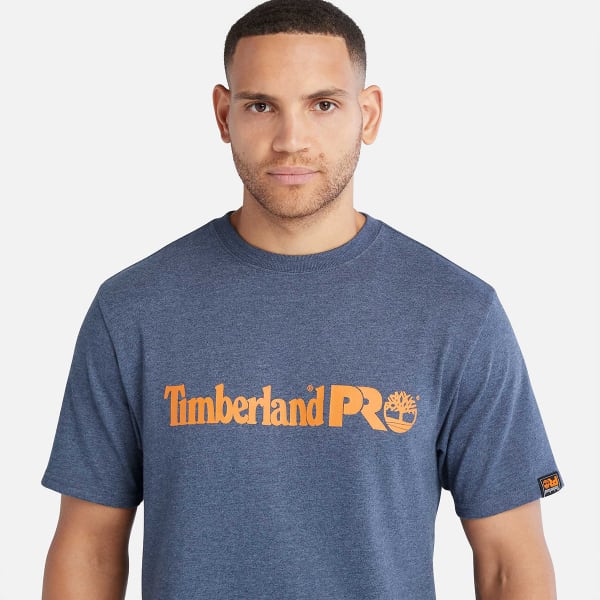 TIMBERLAND PRO Men's Core Linear Logo Short-Sleeve Tee