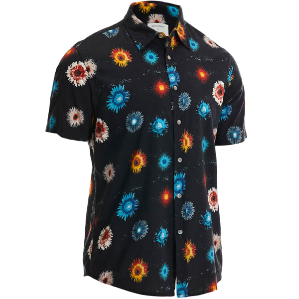 OCEAN CURRENT Young Men's Hewlette Short-Sleeve Button Down