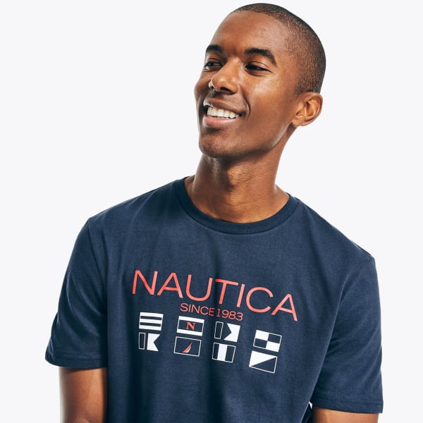 NAUTICA Men's Heritage Short-Sleeve Graphic Tee