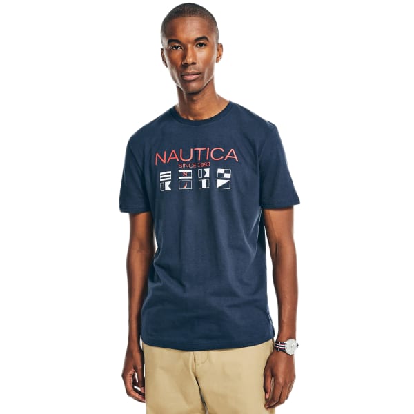 NAUTICA Men's Heritage Short-Sleeve Graphic Tee