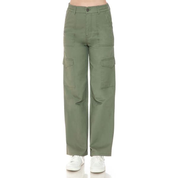 AMBIANCE Juniors' Wide Leg Cargo Pants