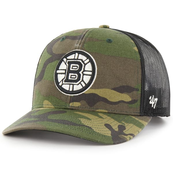 BOSTON BRUINS Men's '47 Camo Trucker Cap