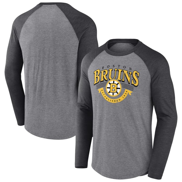 BOSTON BRUINS Men's Long-Sleeve Raglan Tee