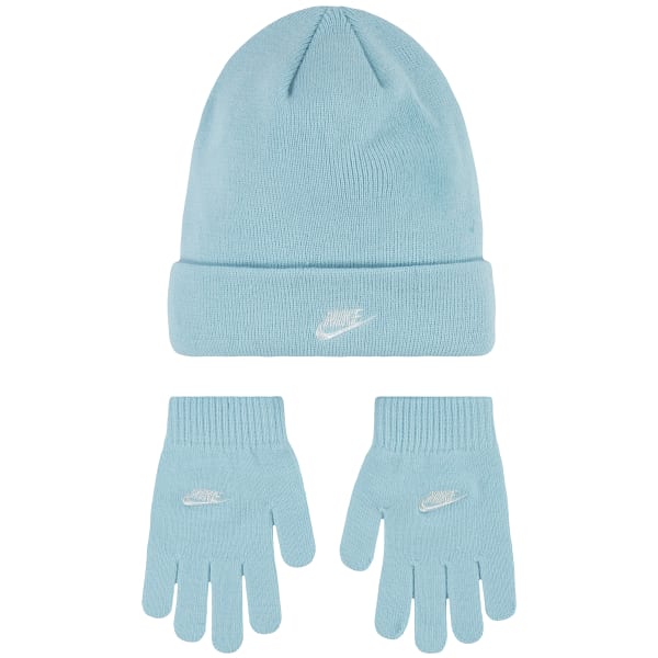 NIKE Girls' Futura Beanie and Gloves Set