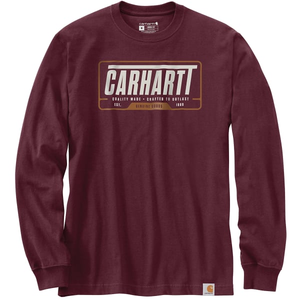 CARHARTT Men's 105954 Loose Fit Heavyweight Long-Sleeve Outlast Graphic T-Shirt, Extended Sizes