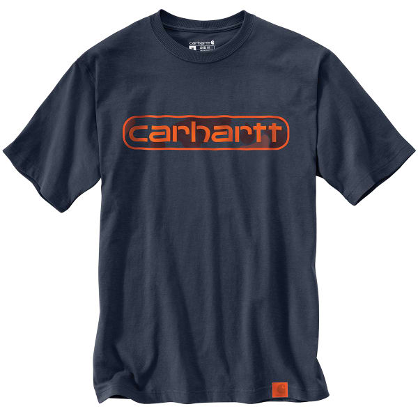 CARHARTT Men's 106043 Loose Fit Heavyweight Short-Sleeve Camo Logo Graphic T-Shirt