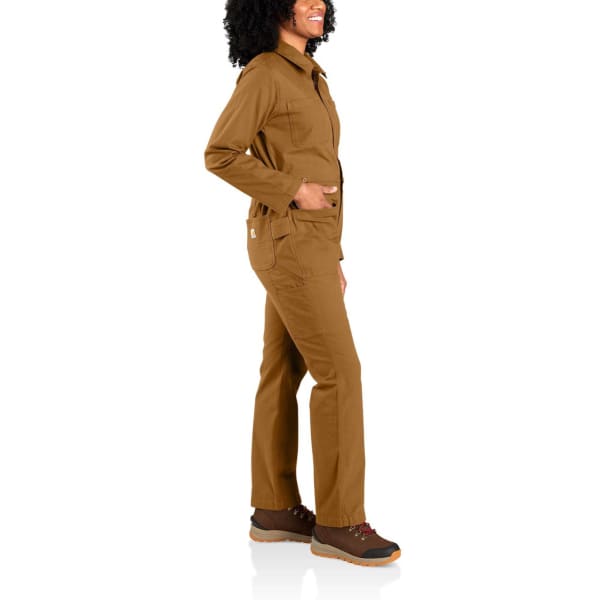 CARHARTT Women's 106071 Rugged Flex  Relaxed Fit Canvas Coverall