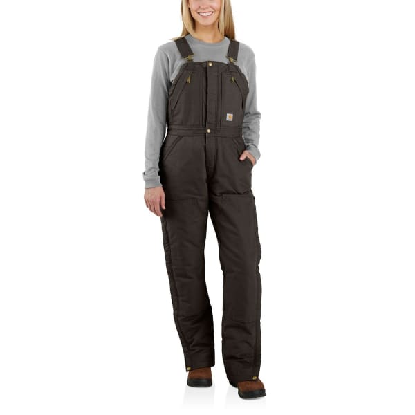 CARHARTT Women's 104694 Loose Fit Washed Duck Insulated Biberall