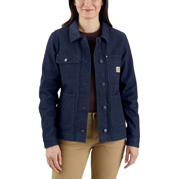 CARHARTT Women's 105449 Relaxed Fit Denim Chore Coat