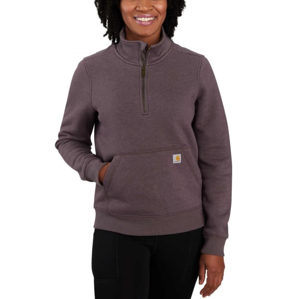 CARHARTT Women's 105657 Relaxed Fit Midweight Half-Zip Sweatshirt