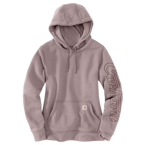 RELAXED FIT RAIN DEFENDER HOODED PROMO GRAPHIC SWEATSHIRT, 56% OFF