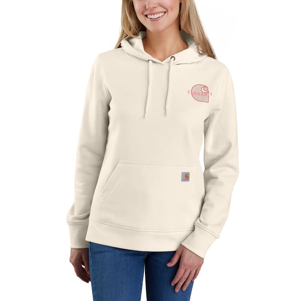 CARHARTT Women's 106172 Rain Defender Relaxed Fit Midweight Chest Graphic Sweatshirt